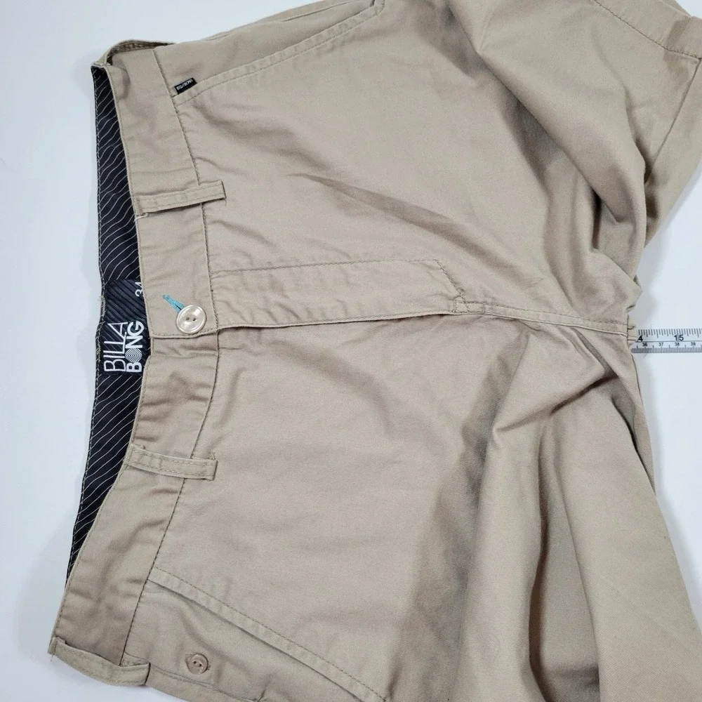 Billabong Men's Dress Shorts Size 34 Khaki